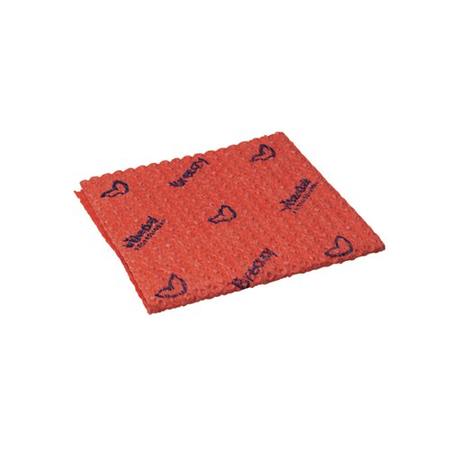 Vileda Breazy Microfibre Cloth Wave Red (Pack of 25) 0707221
