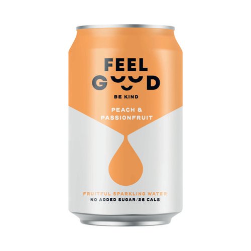 Feel Good Peach and Passionfruit Drink 330ml (Pack of 12) 7169