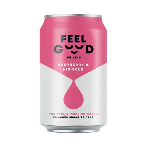 Feel Good Raspberry and Hibiscus Drink 330ml (Pack of 12) 7171