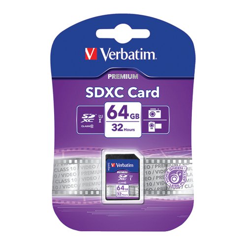 Verbatim SD SDXC (64GB) Memory Card (Class 10)