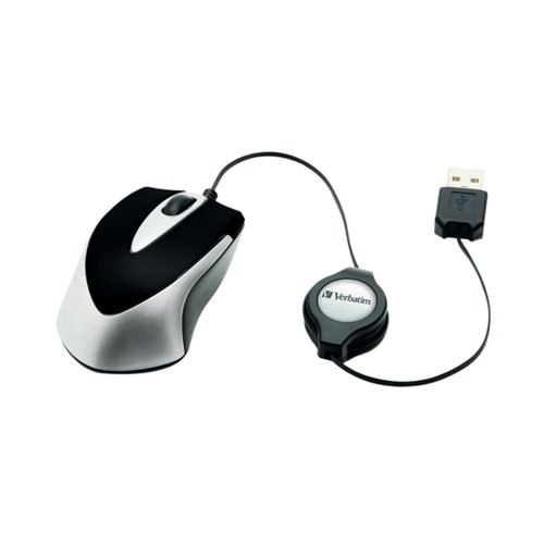 Verbatim Go Mini Optical Travel Mouse Black 49020