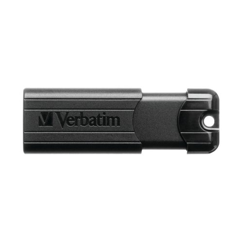 VM49316 Verbatim Pinstripe USB 3.0 Flash Drive 16GB Black 49316