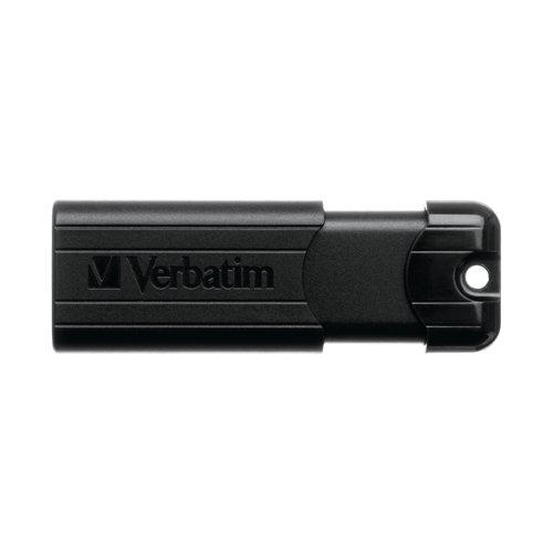 Verbatim Pinstripe USB 3.0 Flash Drive 32GB Black 49317