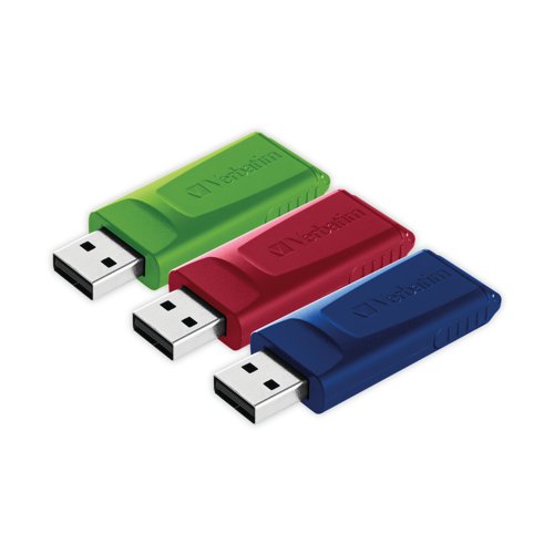 This Store and Go USB Drive from Verbatim has a retractable sliding mechanism which protects the USB connection when it is not in use. Simple and easy to use, just slide open the cap, plug into any USB 2.0 port and drag and drop your folders and files. This flash drive has a capacity of 16GB.