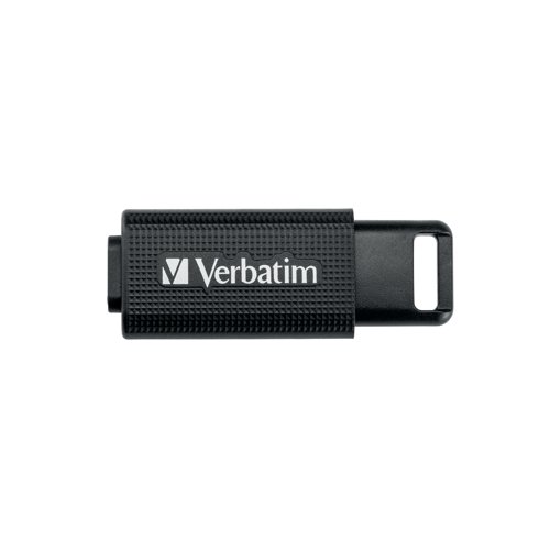 VM49458 Verbatim Store n Go USB-C 3.2 Gen 1 Flash Drive 64GB ABS Black 49458