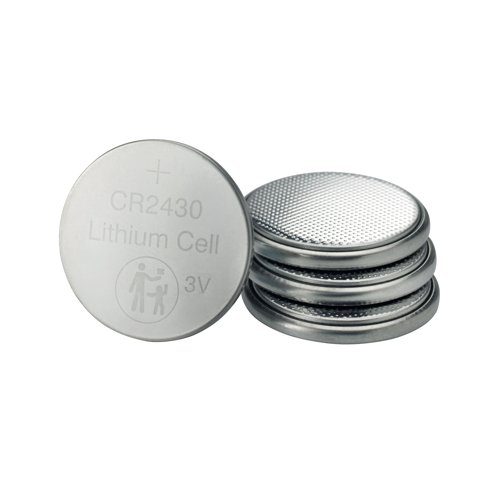 Verbatim CR2430 3V Premium Lithium Battery (Pack of 4) 49534 Disposable Batteries VM49534