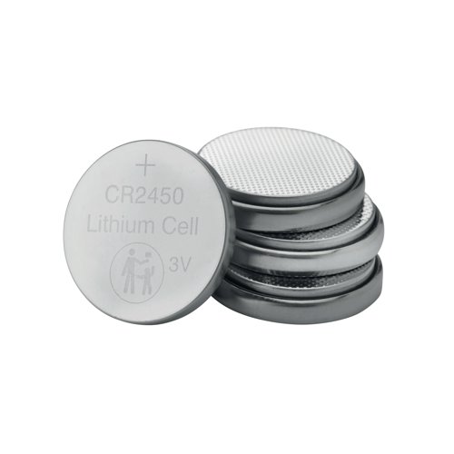 Verbatim CR2450 3V Premium Lithium Battery (Pack of 4) 49535 VM49535 Buy online at Office 5Star or contact us Tel 01594 810081 for assistance