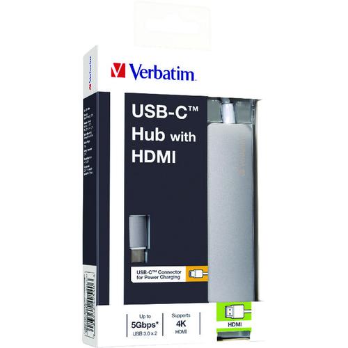 Verbatim USB-CTM Hub with HDMI Grey 49540