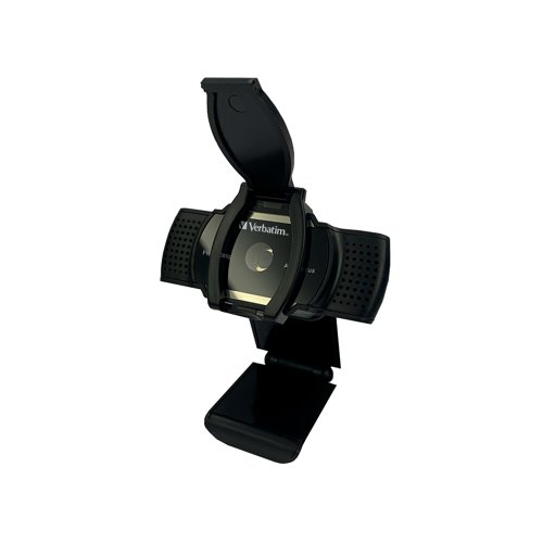 Verbatim AWC-01 Full HD 1080P Autofocus Webcam Microphone Black 49578 VM49578