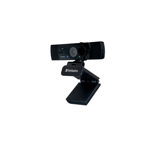 Verbatim AWC-03 Ultra HD 4K Autofocus Webcam Dual Microphone 49580 Webcams VM49580