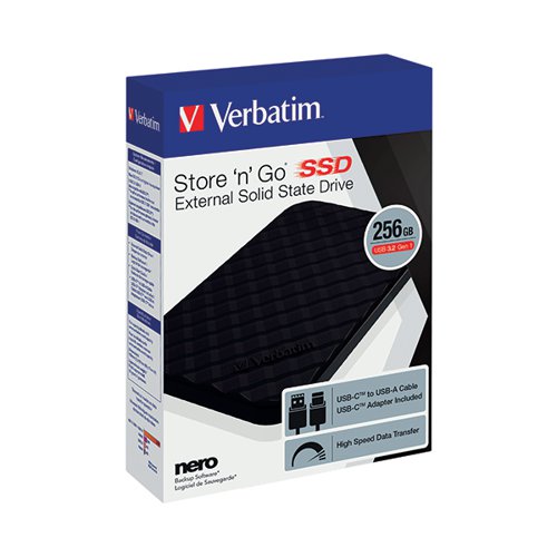 Verbatim Store n Go Portable SSD 256GB 53249