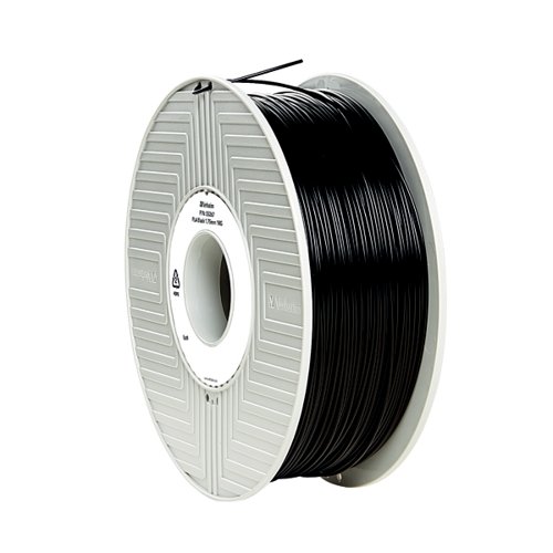 Verbatim 3D Printer Filament PLA 1.75mm 1kg Black 55318