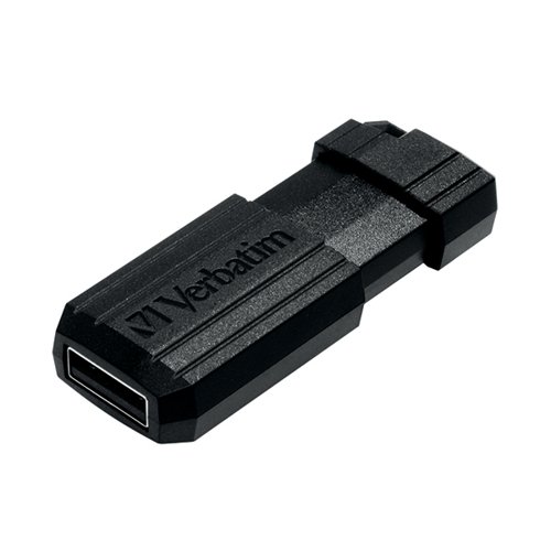 Sømil Ung dame hørbar Verbatim Pinstripe USB Drive 8GB Black 49062