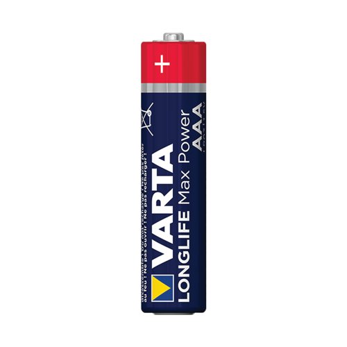 Varta Longlife Max Power AAA Battery (Pack of 4) 04703101404 - Varta - VR10473 - McArdle Computer and Office Supplies