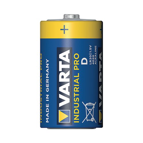 Varta Industrial Pro D Battery (Pack of 20) 04020211111