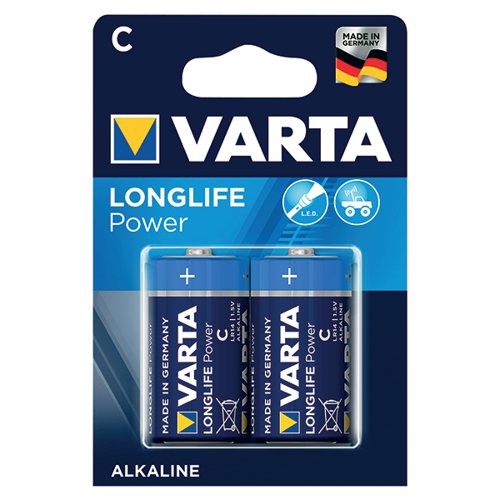 Varta C High Energy Battery Alkaline (Pack of 2) 4914121412