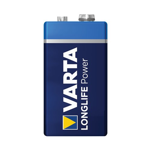 Varta Longlife Power 9V Battery (Pack of 2) 04922121412 VR55990