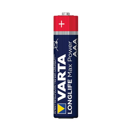 Varta Longlife Max Power offers precise energy for high technology devices. Suitable for digital cameras, blood pressure monitors, game controllers, etc., it offers precise energy with a guaranteed storage time of 10 years. This battery pack contains 8 batteries and provides clear communication of usage with pictograms on the pack. Designed with a 'single press out', the pack enables easy opening and stores unused batteries.