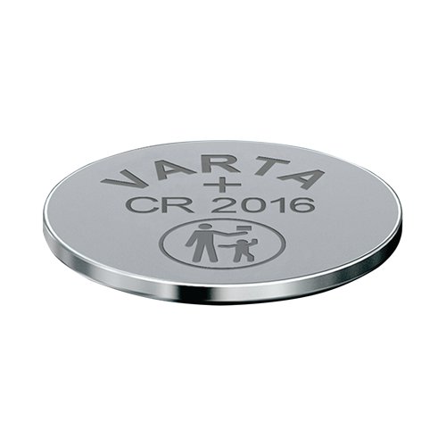 VR74638 Varta CR2016 Lithium Coin Cell Battery (Pack of 2) 06016101402