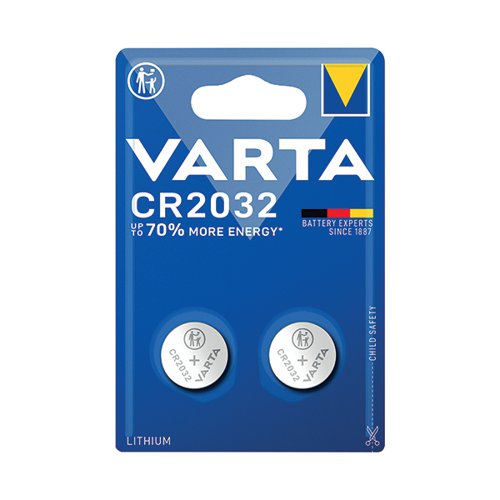 Varta CR2032 Lithium Coin Cell Battery (Pack of 2) 06032101402