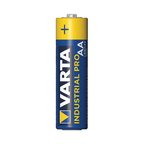 Varta Longlife Industrial Pro is a superlative battery for OEM business. Suitable for battery operated toys, wireless mice and flashlights, etc., it offers powerful energy. This battery pack contains 10 batteries and provides clear communication of usage with pictograms on the pack.