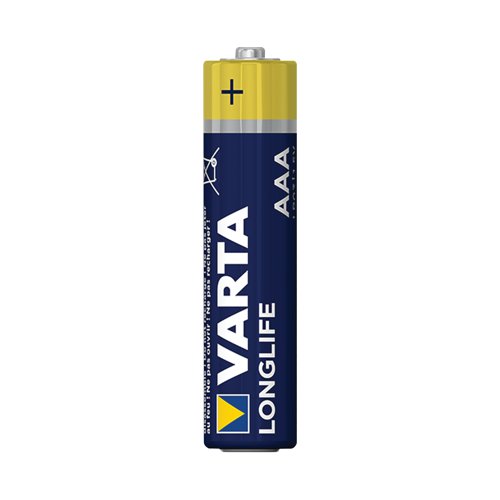 VR88234 | Varta Longlife is a long lasting battery for low drain devices. Suitable for remote controls for televisions and music systems, wall clocks and radios, it offers long lasting energy with constant and low energy consumption. With guaranteed storage time of 10 years, this battery blister pack contains twenty batteries and provides clear communication of usage with pictograms on the pack. Designed with a 'single press out', the pack enables easy opening and stores unused batteries.
