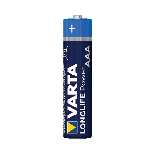 VR93030 | Varta Longlife Power is a powerful battery for power hungry devices. Suitable for battery operated toys, wireless mice and flashlights, etc., it offers powerful energy with a guaranteed storage time of 10 years. This battery pack contains forty batteries and provides clear communication of usage with pictograms on the pack.