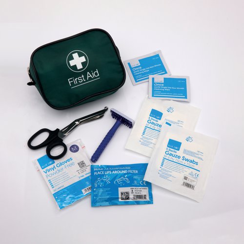 WAC00687 | The Blue Dot AED Emergency Response Kit is the ultimate companion to any Automated External Defibrillator (AED) purchase. This comprehensive kit includes all the essential accessories that may be needed when responding to an emergency, making it a recommended purchase alongside any AED/Defibrillator.