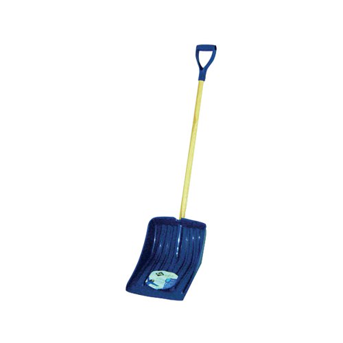 Winter Snow Shovel Navy Blue (Ergonomically Designed with Polypropylene Blade) 383693