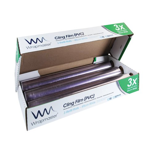 WR31813 Wrapmaster 4500 Cling Film Refill 450mmx300m (Pack of 3) 31C81