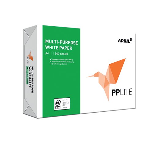 Copier Paper 75gsm A4 White Box 5 Reams (Pallet of 48 Boxes) WX01087P ST | WX01087P2 | April Group