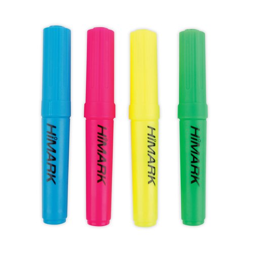 Each highlighter features a chisel tip for more precise control, letting you adjust the width of the line to suit the text you're highlighting. The sturdy plastic cap not only protects the tip from damage, it also features a pocket clip for secure storage. The chunky square barrel gives you extra control in use.