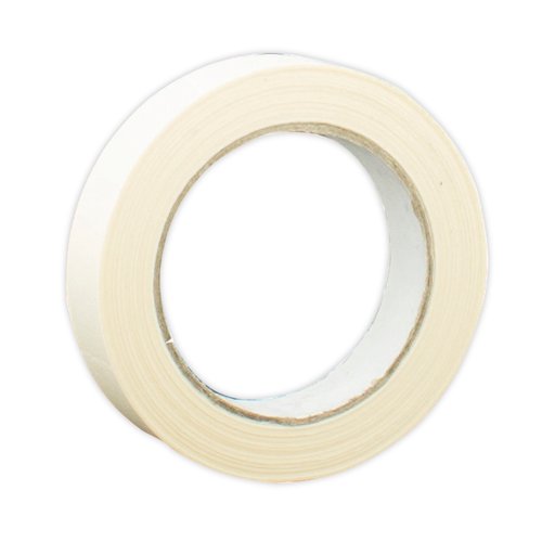 General Purpose 25mmx50m White Masking Tape (Pack of 9) 07517 - WX04295