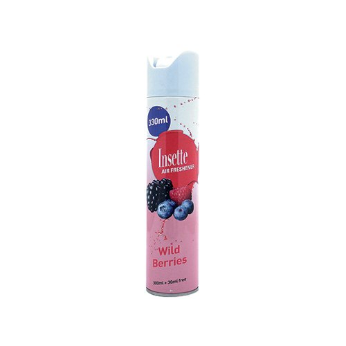 Insette Wild Berries 300ml Air Freshener (Leaves areas smelling of wild berries) 1008167