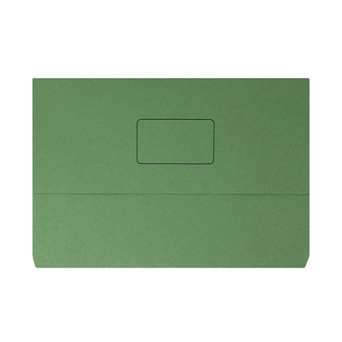 Document Wallet 220gsm Foolscap Green (Pack of 50) 45914EAST