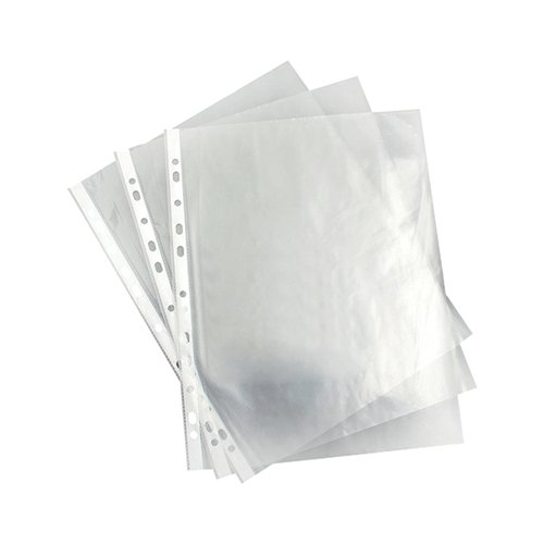 A4 Punched Pocket Clear 35 micron 270486 (Pack of 100) WX24001 - WX24001