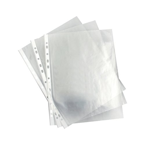 A4 Punched Pocket Clear 35 micron 270486 (Pack of 100) WX24001 -  - WX24001 - McArdle Computer and Office Supplies