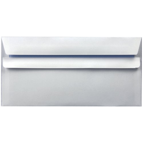 C5 Wallet Envelope Peel and Seal 130gsm Metallic Silver Black 312 Pack of 250