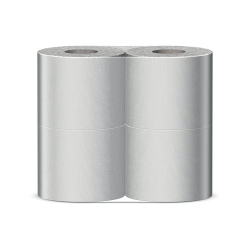These double ply white toilet rolls offer great value for money and are soft, strong and absorbent. Each roll contains 320 sheets for extended use, making them both economical and efficient. In addition, they are made from 100% recycled paper, enabling you to reduce your carbon footprint and do your bit for the environment. A hollow central tube allows them to be placed on a dispenser for quick and easy access. This pack contains 36 (9 Packs of 4) white rolls.