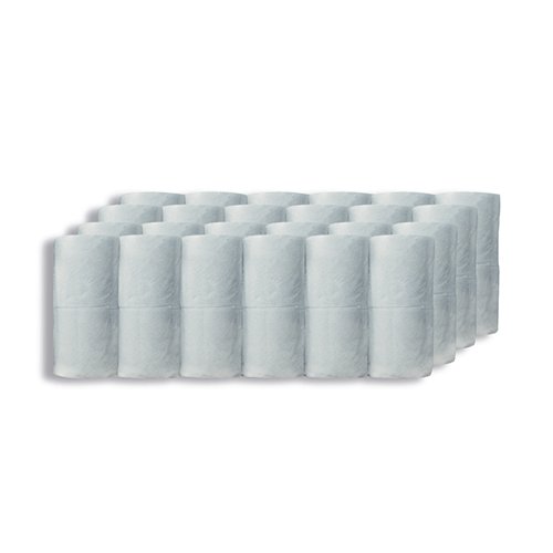 200 Sheet Toilet Roll White (Pack of 48) WX43541 WX43541