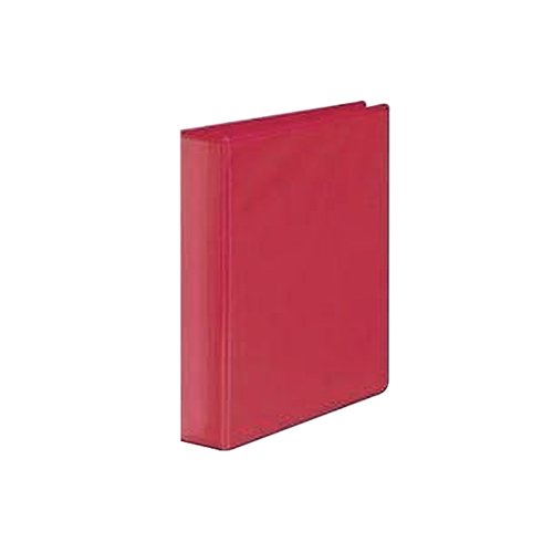 Economy Presentation Binder A4 4 D-Ring 50mm Capacity Red [Pack 10]