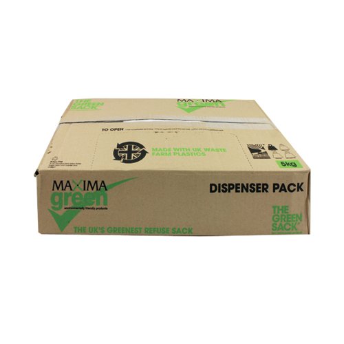 Black Light Duty Refuse Sack 18x29x39 Inches 22 Micron (Pack of 200) WX80001