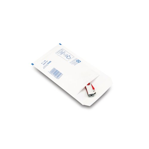Bubble Lined Envelopes Size 1 100x165mm White (Pack of 200) XKF71447 XKF71447