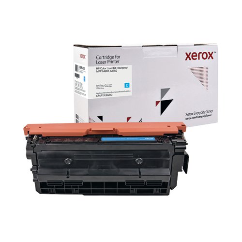 Xerox Everyday HP 657X CF471X Compatible Laser Toner Cartridge Cyan 006R04348 Toner XR06836