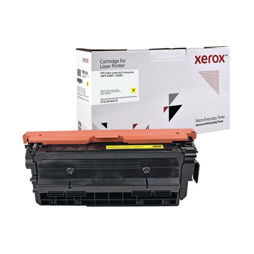 Xerox Everyday HP 657X CF472X Compatible Laser Toner Cartridge Yellow 006R04349