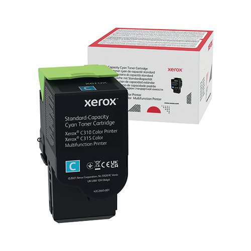 Xerox C310 C315 Toner Cartridge Cyan 006r04357