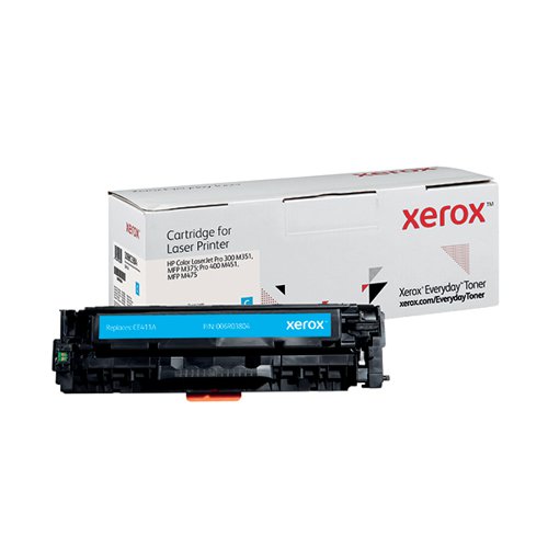 Xerox Everyday Replacement For CE411A Laser Toner Cyan 006R03804 Toner XR59389