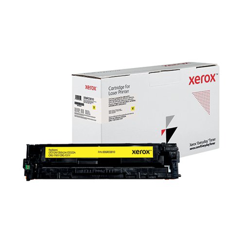 XR59395 Xerox Everyday Replacement For CF212A/CB542A/CE322A/CRG-116Y/131Y Laser Toner Yellow 006R03810