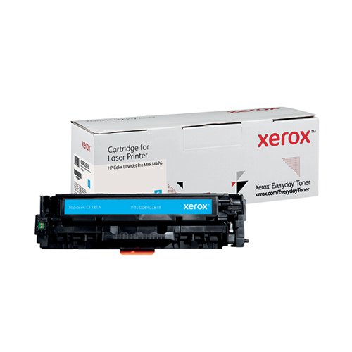 Xerox Everyday Replacement For CF381A Laser Toner Cyan 006R03818