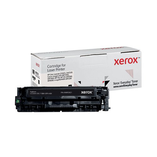 XR59406 Xerox Everyday Replacement For CC530A/CRG-118BK/GPR-44BK Laser Toner Black 006R03821